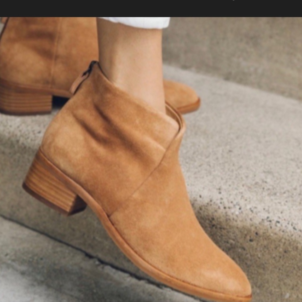 Soludos Brown Suede Ankle Boots